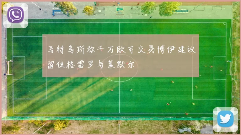 马特乌斯称千万欧可交易博伊建议留住格雷罗与莱默尔